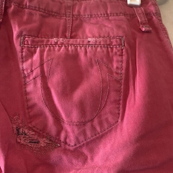 TRUE RELIGION JEANS Very berry Jordan pant Size 28 NWT - Picture 10 of 12